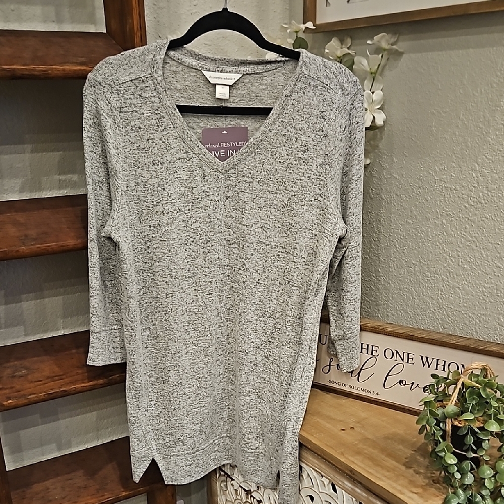 Christopher & Banks Gray Sweater